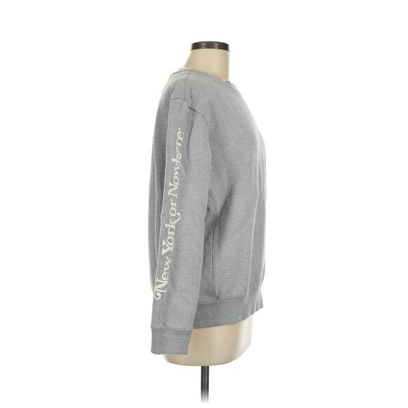 NYON New York or Nowhere Sweatshirt Crew Crewneck Gray Heart Spellout Graphic - Picture 2 of 8